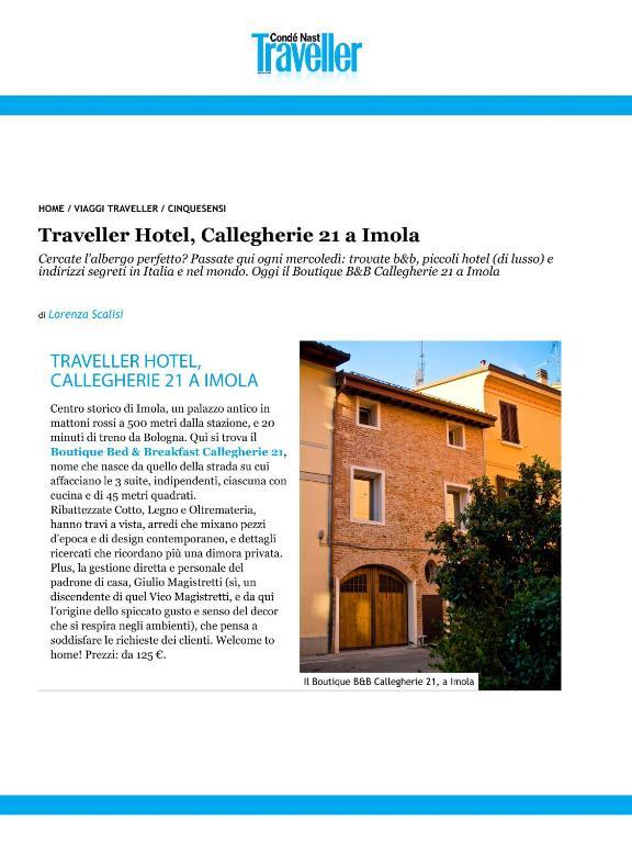Callegherie 21 Boutique B&B Imola Dış mekan fotoğraf